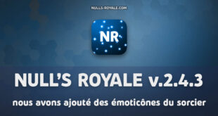 Mise à jour du serveur Null's Royale – nous avons ajouté des émoticônes du sorcier