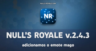 Na atualização do servidor Null's Royale - adicionamos o emote mago